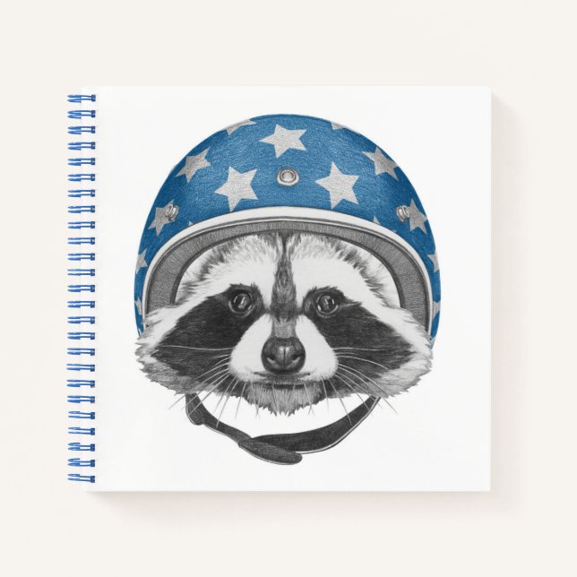 Raccoon Daredevil Notizbuch (Vorderseite)