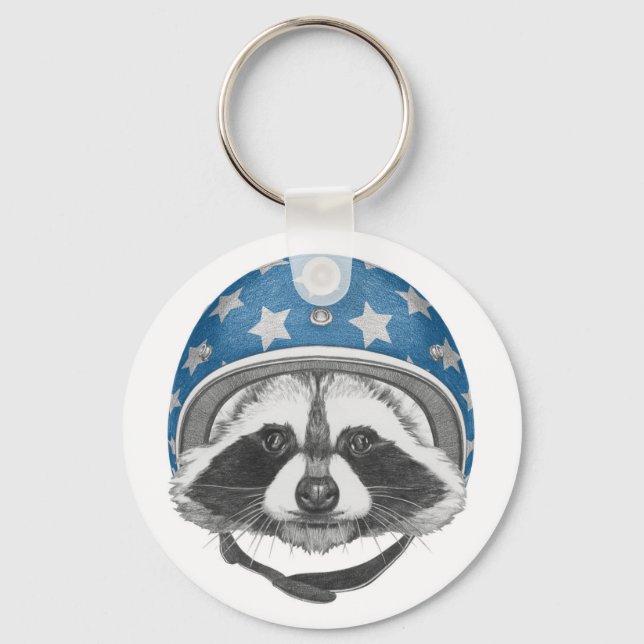 Raccoon Daredevil Schlüsselanhänger (Vorderseite)
