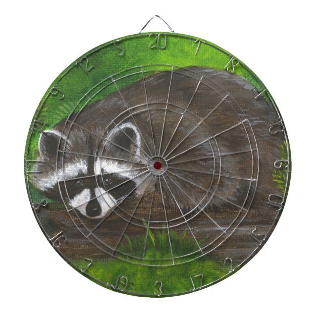 Raccoon Dartscheibe (vorne)