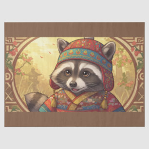 Raccoon der China Seidenpapier