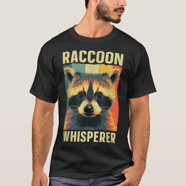 Raccoon Design Men Women Kids Racoon Lover T-Shirt (Vorderseite)