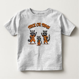 Raccoon Family - Niedliches Halloween-Trick oder T Kleinkind T-shirt
