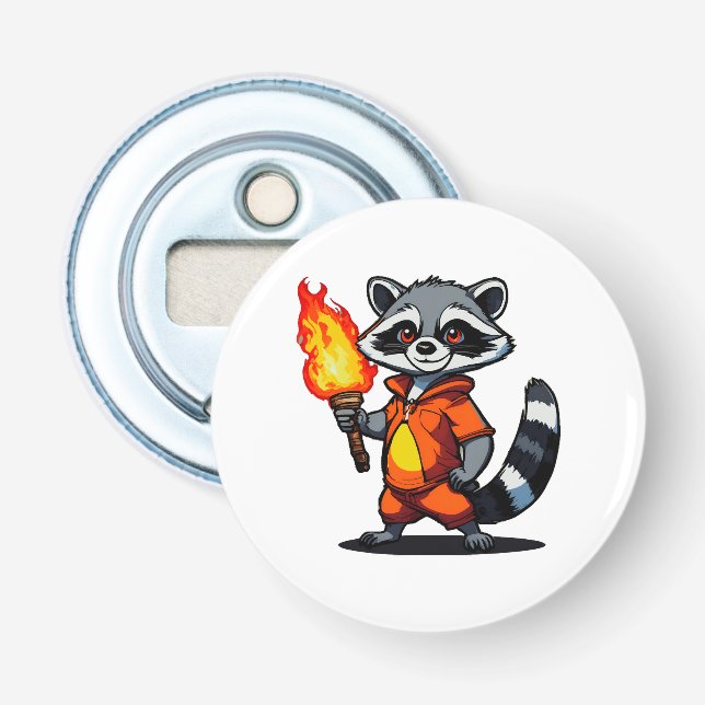 Raccoon Flaschenöffner (Vorderseite)
