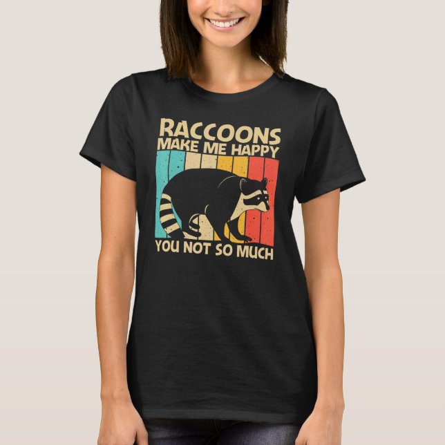 Raccoon For Men Women Common Raccoon  2 T-Shirt (Vorderseite)