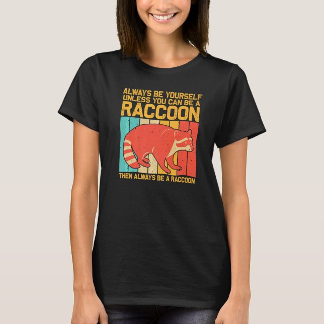 Raccoon For Men Women Kids Raccoon T-Shirt (Vorderseite)