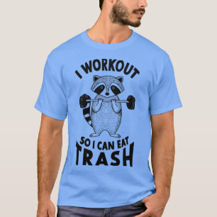 Raccoon fressen Müll T-Shirt