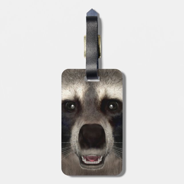 Raccoon Gepäckanhänger (Rückseite vertikal)