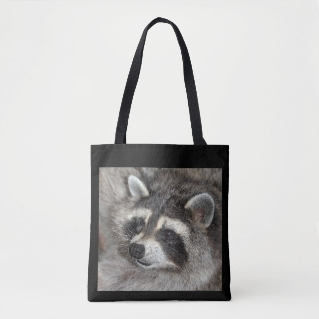 Raccoon-große Tasche. Blühen der wilde Waschbär (Vorderseite)