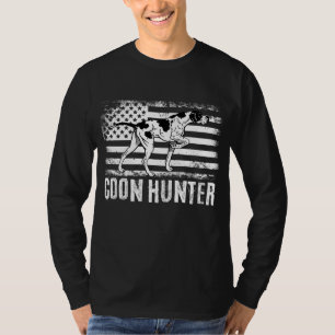 Raccoon Hunting Coon Hunting Coonhound Hunter Gift T-Shirt