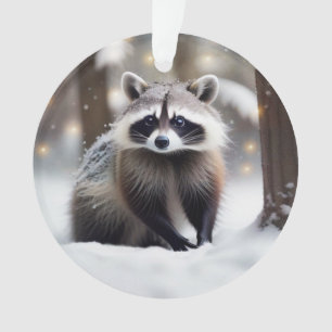 Raccoon im Magenwald Ornament