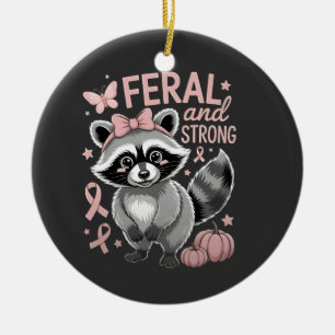 Raccoon Keramik Ornament