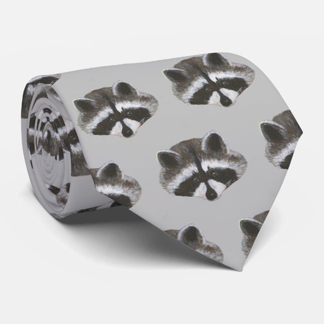 Raccoon Krawatte (Gerollt)