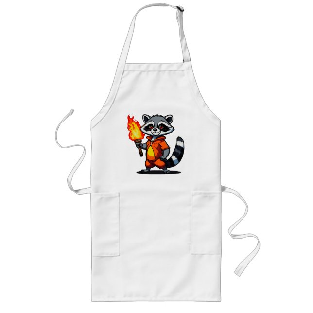 Raccoon Lange Schürze (Vorne)