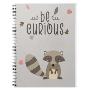 Raccoon Lover Be Neugieriges Raccoon Notizblock