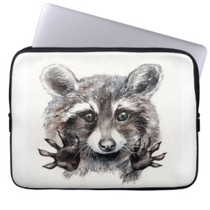 Raccoon Lover Lovely Baby Raccoon Laptopschutzhülle