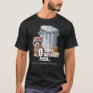 Raccoon Lover Pizza Funny Niedlich Trash Panda Piz T-Shirt