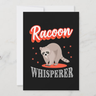 Raccoon Lover Raccoon Whisperer Einladung