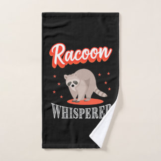 Raccoon Lover Raccoon Whisperer Handtuch