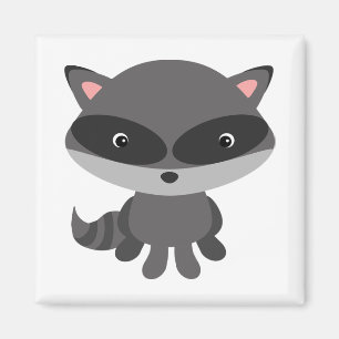 Raccoon Magnet