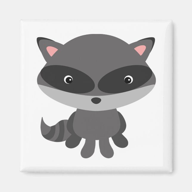 Raccoon Magnet (Vorne)