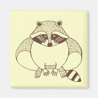 Raccoon Magnet