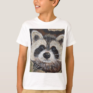 Raccoon-Malerei T-Shirt