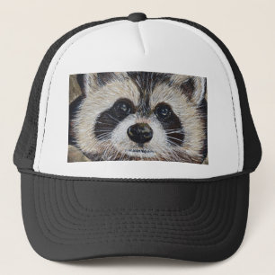 Raccoon-Malerei Truckerkappe