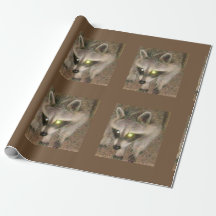 Raccoon Matte Wrapping Paper