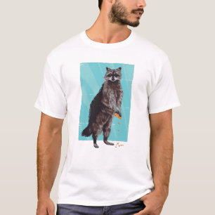 Raccoon mit Keks T-Shirt