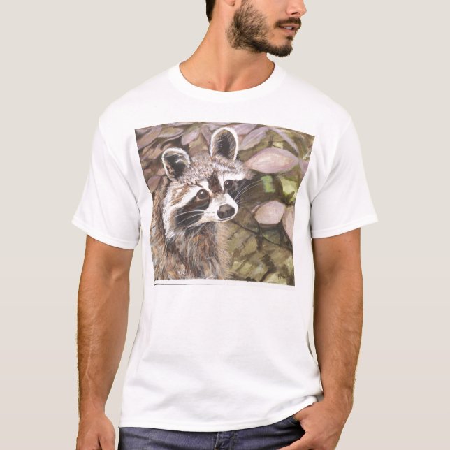 Raccoon-NachtShirt T-Shirt (Vorderseite)