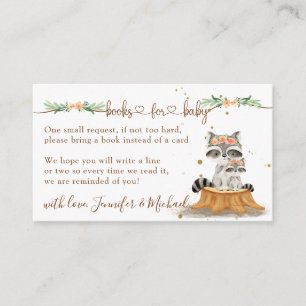 Raccoon New Mommy Books for Baby Begleitkarte