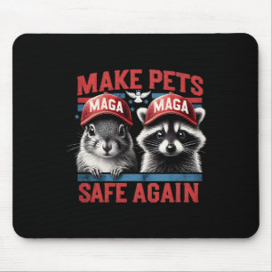Raccoon P Nut Das Eichhörnchen schützt die Tiere Mousepad