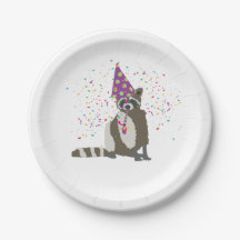 Raccoon Partying - Tiere mit einem Party
