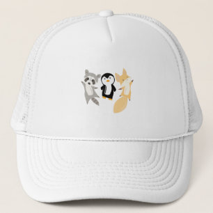 Raccoon Penguin Fox Funny Animes für Kinder Truckerkappe