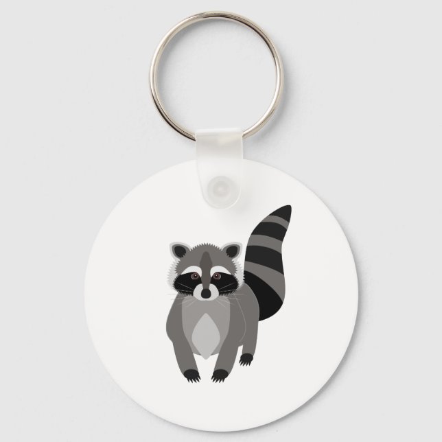 Raccoon Rascal Schlüsselanhänger (Vorderseite)