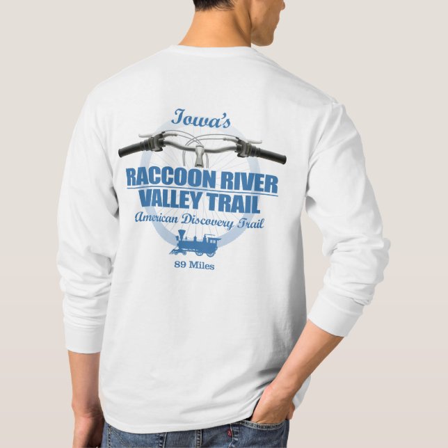 Raccoon River Valley Trail (H2) T-Shirt (Rückseite)
