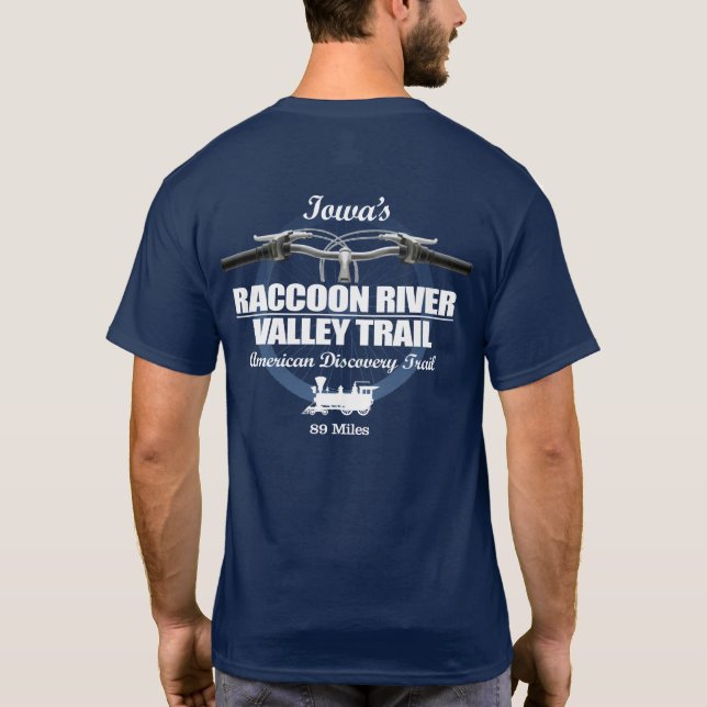 Raccoon River Valley Trail (H2) T-Shirt (Rückseite)