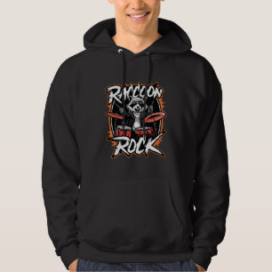 Raccoon Rock T - Shirt - Funny Raccoon Cowboy Desi