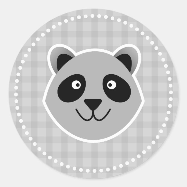Raccoon Runder Aufkleber (Vorderseite)