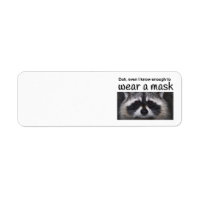 Raccoon schickt die covid-19 Corona per Funnycomb