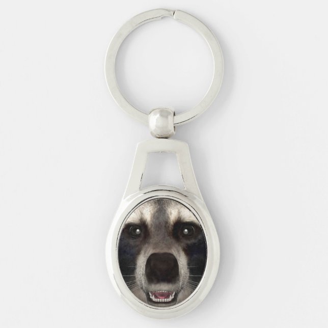 Raccoon Schlüsselanhänger (Vorderseite)