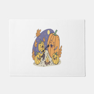 Raccoon Shirt Country Pumpkin Fußmatte