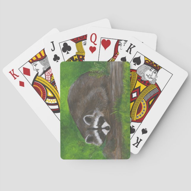 Raccoon Spielkarten (Rückseite)