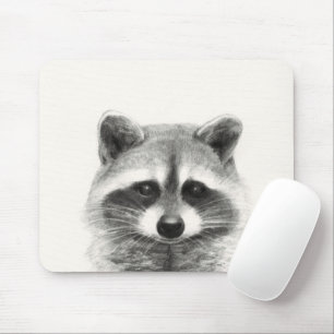 Raccoon-Stift Zeichne Mousepad