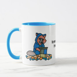 Raccoon Street Erkundung durch einen Mülleimer | S Tasse