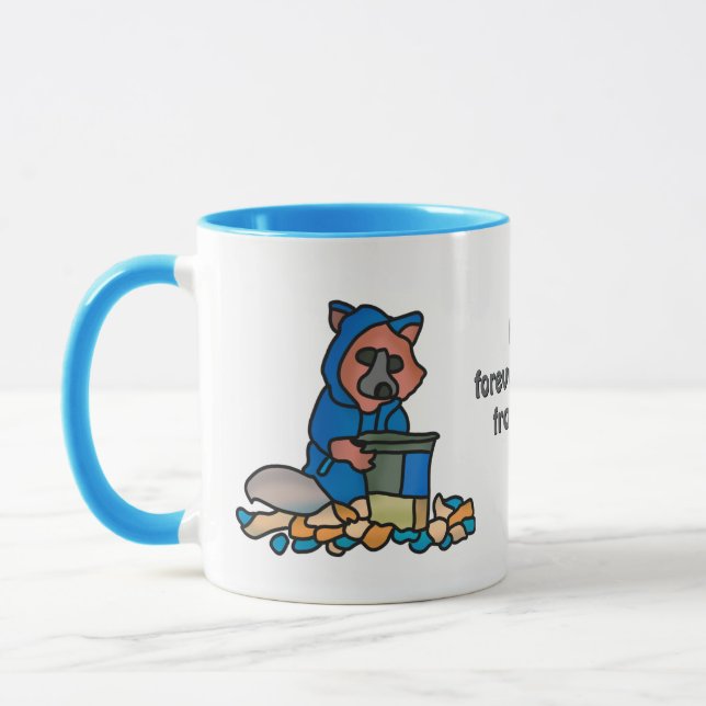Raccoon Street Erkundung durch einen Mülleimer | S Tasse (Links)