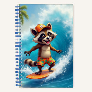 Raccoon Surfer, Autorin Natasha Us Notizbuch
