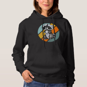Raccoon Süße Tier Forest Animal Friends Women Hoodie