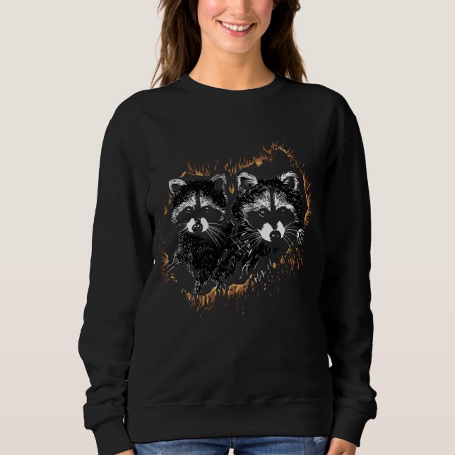 Raccoon Sweatshirt (Vorderseite)