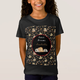Raccoon Sweet Fall Anpassen von Text und Farbe T-Shirt